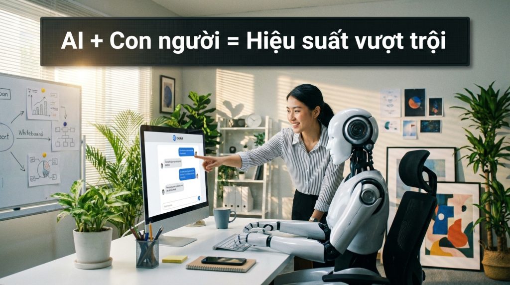 Robot làm việc hiệu quả bằng nửa con người? Tối ưu AI cho SMEs Việt!