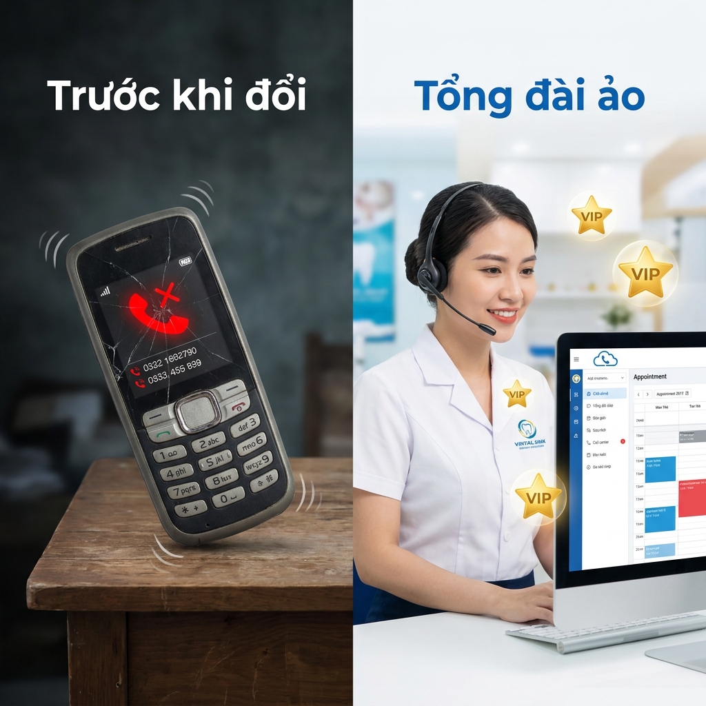 Nha khoa số nâng cấp tổng đài ảo